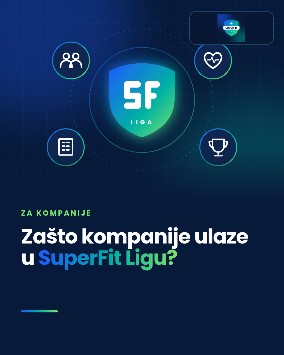 Zašto kompanije ulaze u SuperFit Ligu